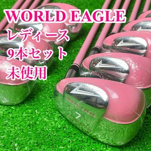 未使用 ワールドイーグル レディース ゴルフクラブ セット 初心者 優しい アイアンセット