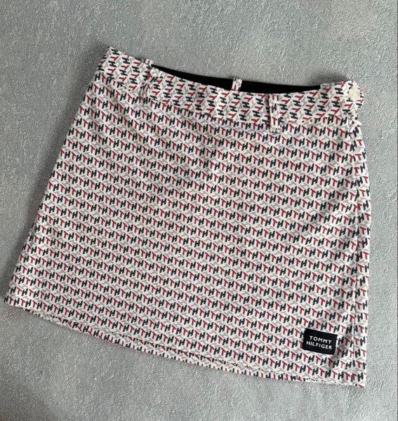 TOMMY HILFIGER ゴルフウェア スカート L 総柄