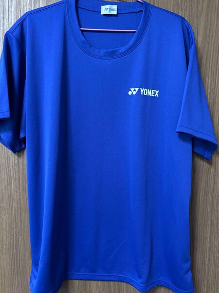 ヨネックスTシャツバドミントンテニスウェア練習着スポーツ半袖青ブルーYONEXLL xo