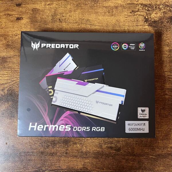 【新品未開封】Acer PREDATOR Hermes DDR5 メモリ 48GB CL28 UDIMM