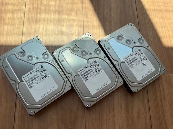 TOSHIBA SATA HDD MD04ACA600 6TB 3個セット動作確認済み
