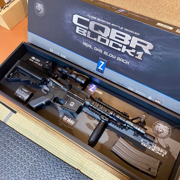 夏だ!ガスブロだ!東京マルイCQB-R BLOCK 1 セット