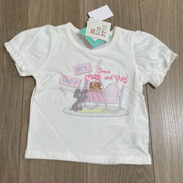 しまむら micorrid ミコリッド anna わんわん物語 レディ Tシャツ 90