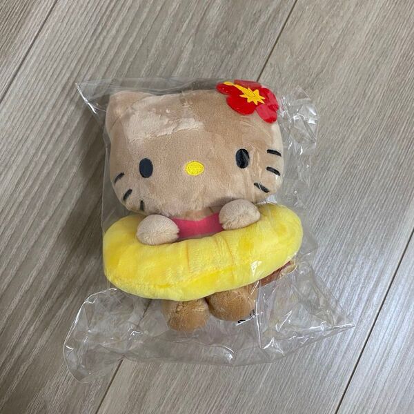 アベイル ハローキティ 日焼けキティ 浮き輪 水着キティ ぬいぐるみマスコットチャーム サンリオ