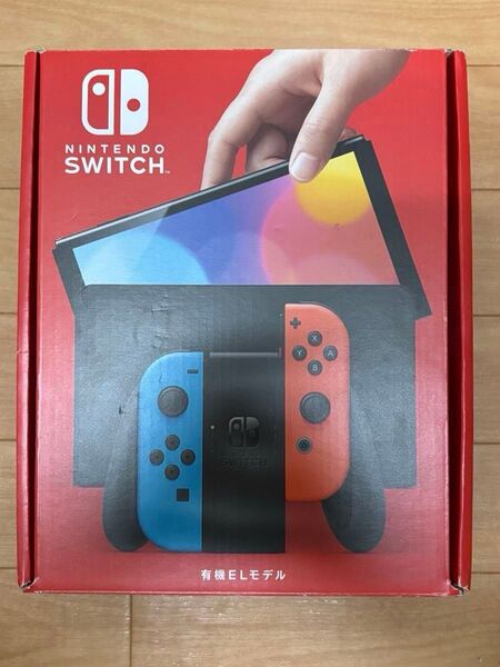 【未使用/※箱キズあり】ニンテンドー スイッチ Nintendo Switch 有機ELモデル ネオンブルーレッド