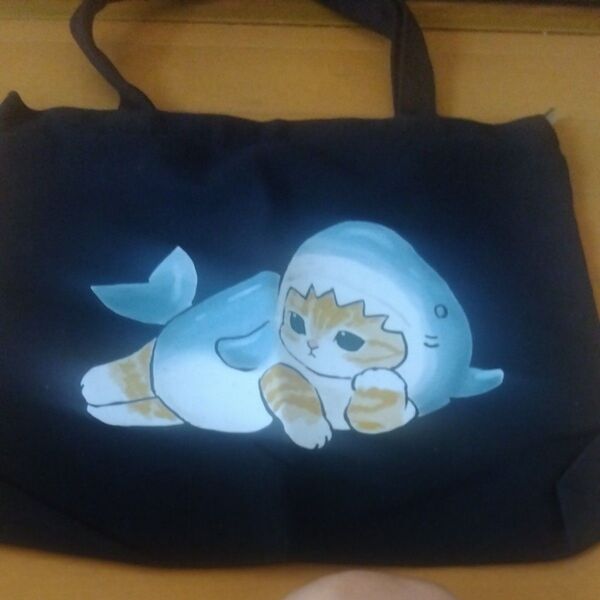 モフサンドサメにゃんのトートバック
