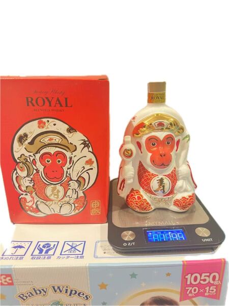サントリー ウイスキー ローヤル(ROYAL)2016年度 猿ボトル 申歳干支シリーズ サントリー 600ml 43%