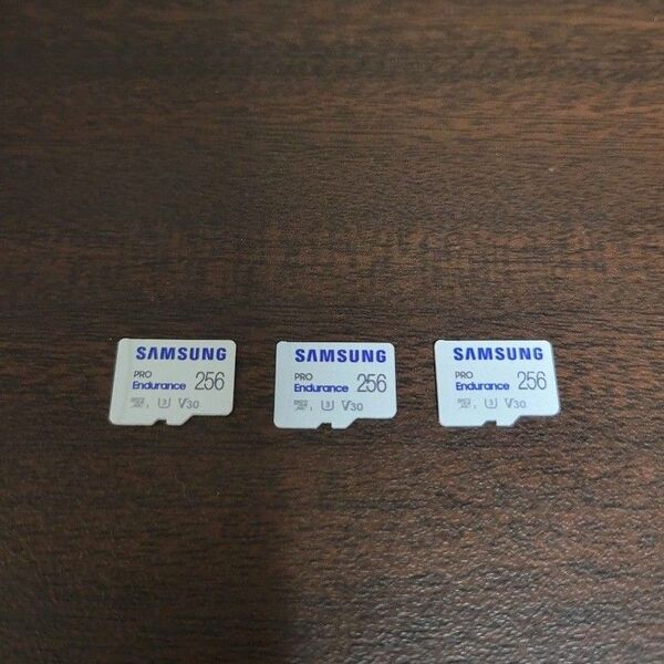 Samsung PRO Endurance マイクロSDカード 256GB 3個セット