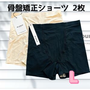 【値下げキャンペーン中!】骨盤矯正 骨盤ケアショーツ 2枚セット シームレス 美尻 産後 補正下着 L