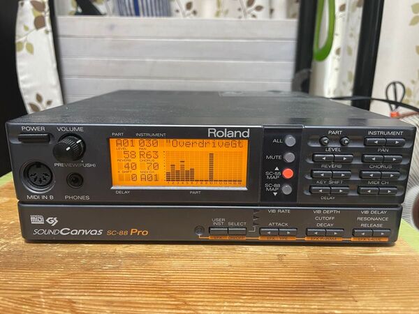 Roland Sound Canvas SC-88 Pro 音源モジュール