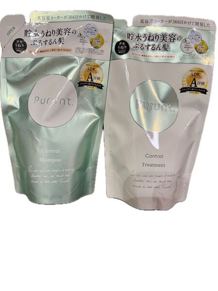 《プルント》コントロール美容液シャンプー&トリートメント 300ml/300g 詰替え用