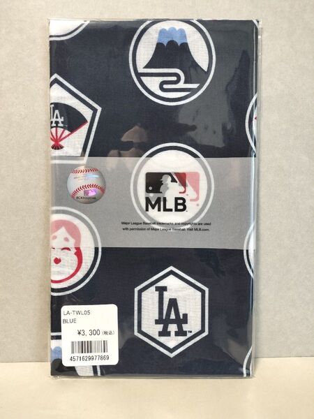 MLB ロサンゼルスドジャース 手ぬぐい 大谷翔平