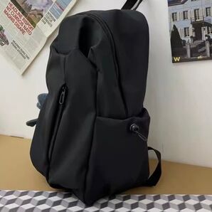 大容量リュックかばん 黒 ブラック 学生 通学 旅行 マザーズバック 防水 撥水