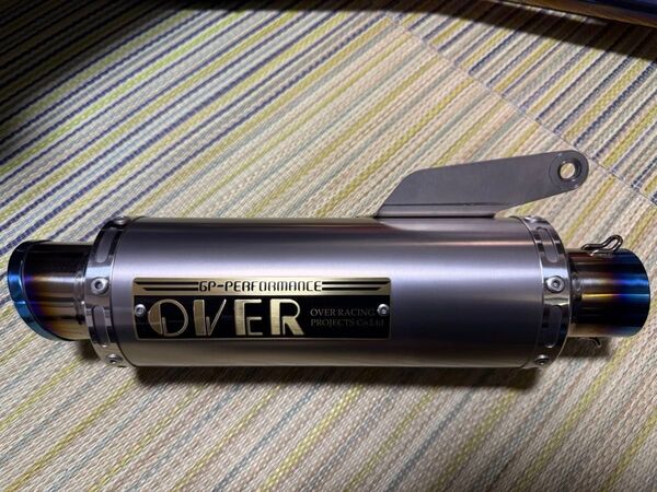 【送料込】グロム(JC92) OVERRACING GPパフォーマンスフルチタン フルエキマフラー オーバーレーシング+おまけ