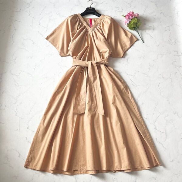 【未使用級】Merlette マーレット Ron Haman ロンハーマン 別注 Lante Dress ランテドレス 茶 XS
