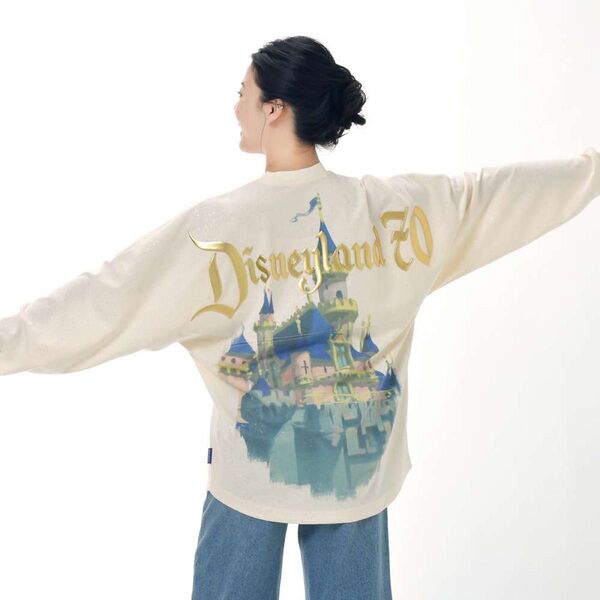 【Spirit Jersey】眠れる森の美女 長袖Tシャツ カリフォルニアディズニー70周年 ディズニー アナハイム