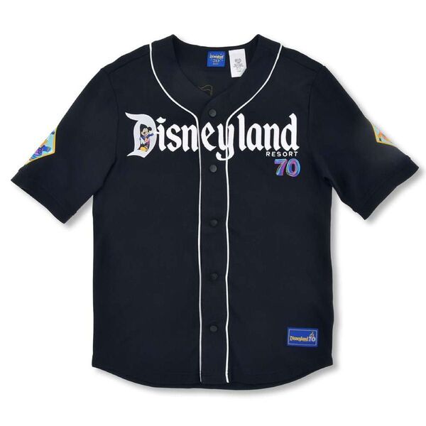 ミッキードナルド、グーフィー 半袖シャツ ベースボールシャツ カリフォルニアディズニー70周年 アナハイム DISNEYLAND