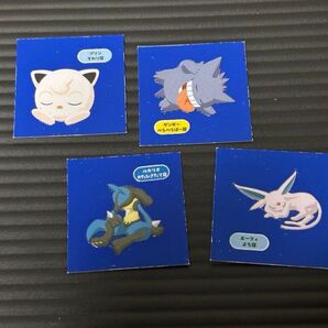 ポケモンデコキャラシール ポケモンスリープ プリン ゲンガー ルカリオ エーフィ+黒ツバキサンプル