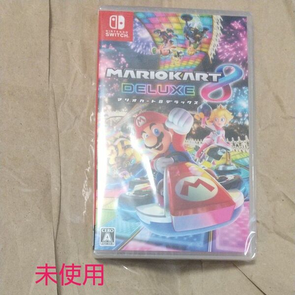 未使用 Switchソフト マリオカート8 デラックス シュリンク破れ