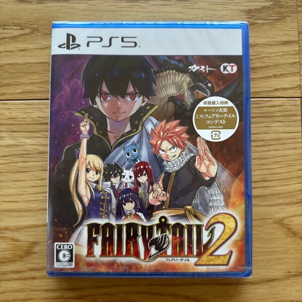PS5 FAIRYTAIL2 フェアリーテイル2 新品未開封 ガスト コーエーテクモ 早期購入特典 PS5ソフト 通常版