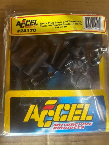 新品 プラグキャップ アクセル 10個入り ACCEL ハーレー チョッパー サイドバルブナックルパンショベル
