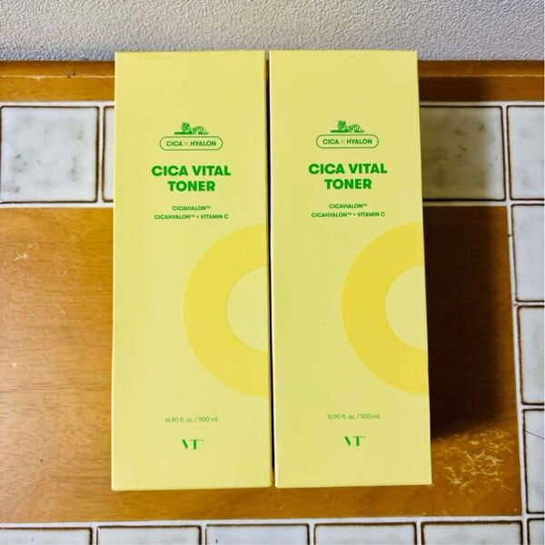 VTコスメティックス CICA VITAL TONER シカバイタルトナー 500ml 2本セット