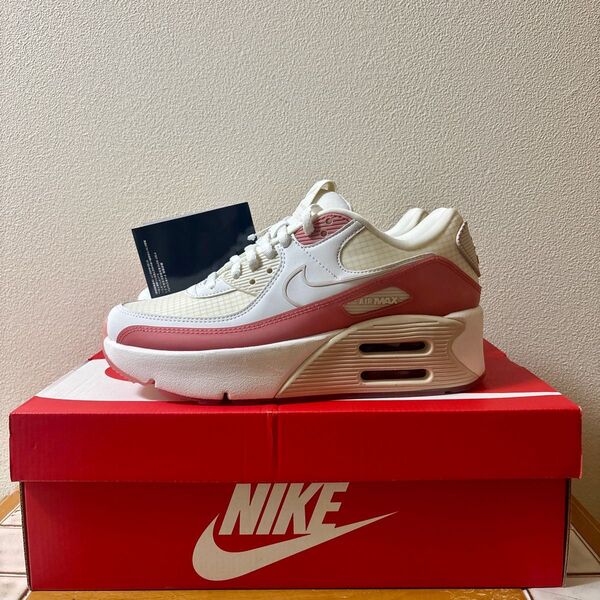 ナイキ ウィメンズ エア マックス 90 LV8 Nike Air Max 90 LV8 24.5cm ピンク チェック