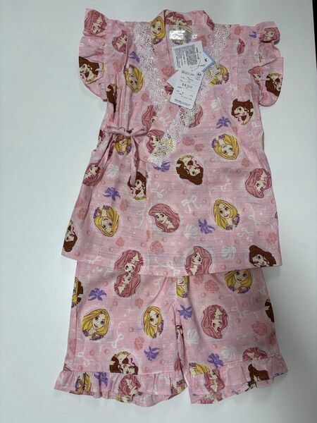 おりがみ1枚 プリンセス 甚平 女の子 120 新品 未使用