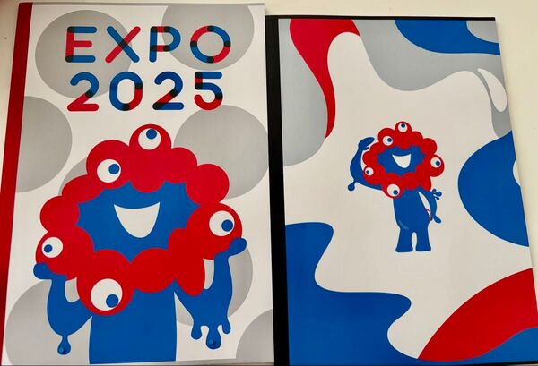 【新品】EXPO2025公式 ミャクミャク柄のA罫ノート 2冊 大阪万博