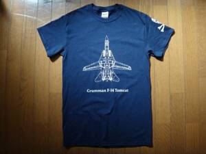 ジェット戦闘機 Tシャツ Grumman F-14 Tomcat TOPGUN　トップガン　　　　01