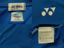 ヨネックス YONEX 水色 ブルー VERY COOL ゲームウェア S ベリークール メンズ シャツ ポロシャツ バドミントン 桃田 山口 NTT UNISYS_画像3