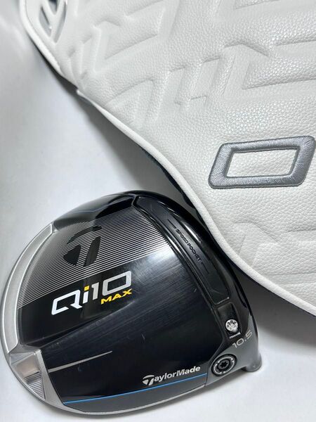 テーラーメイド QI10 MAX ドライバー 10.5° ヘッド単品 日本仕様 ヘッドカバー付