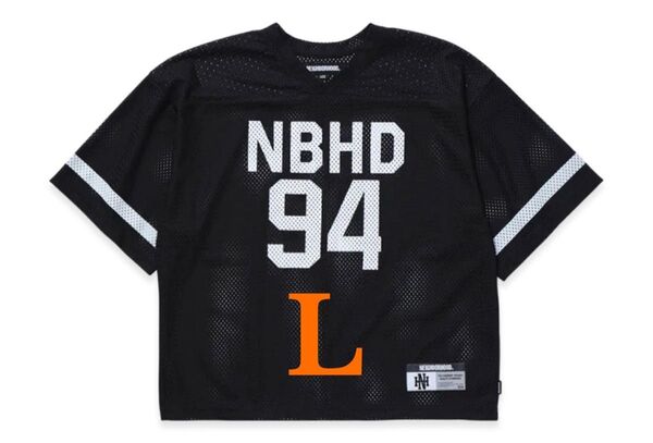 NEIGHBORHOOD HOCKEY V-NECK SS BLACK