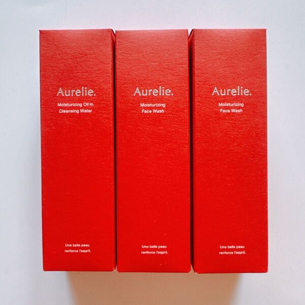 Aurelie オレリー モイストオイルインクレンジングウォーター・モイストフェイスウォッシュ×2