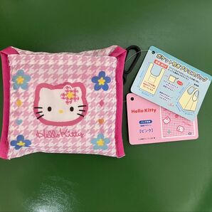 サンリオ ハローキティ カオハナキティ ポケット付き プチエコバッグ キティ