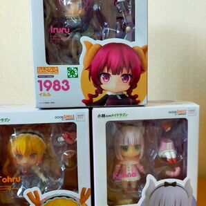 3個セット ねんどろいど 小林さんのメイドラゴン イルル トール カンナ