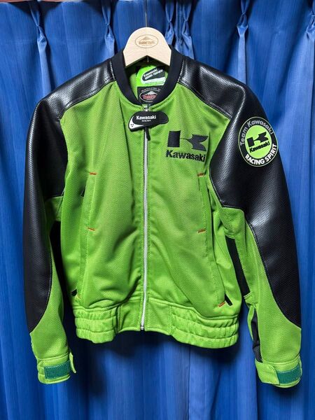 レア KUSHITANI クシタニ Kawasaki カワサキ コラボジャケット フルメッシュジャケット Mサイズ