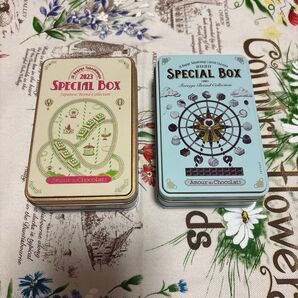 アムールドショコラ 2020 2023 スペシャルボックス 花咲かタイムズコラボクッキー缶 缶のみ 合計3缶