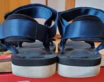 ★中古 SUICOKE スイコック Vibram ビブラムソール SANDAL サンダル US10 JP28 NAVY_画像6