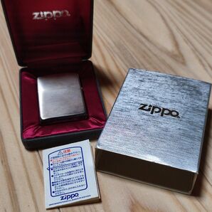 ZIPPO ライター シルバー つや消し 2002年製(E02)