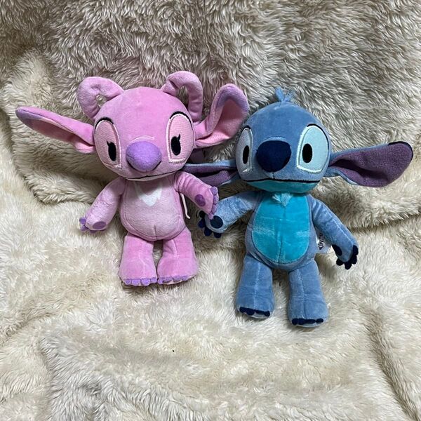 Disney ディズニーストア ぬいもーず スティッチ エンジェル セット ぬいぐるみ