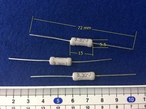 RSS3S3.3 【即決即送】KOA 3.3Ω 3W 酸化属膜抵抗 [41BgK/180066M] Metal Oxide Resistor 3.3 ohm 3W 10個セット