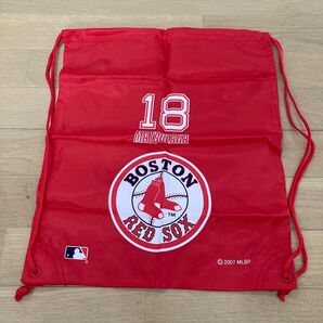 MLB Boston Red Sox ナップサック 松坂大輔 18 レッドソックス