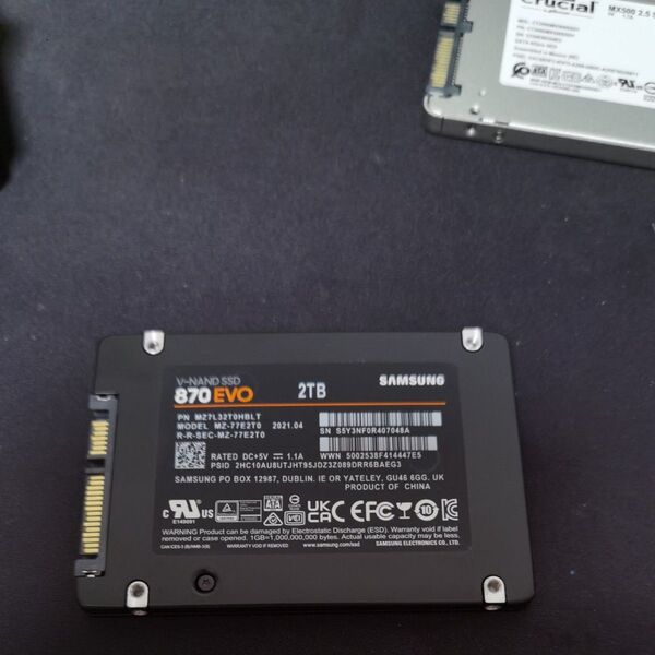 SAMSUNG SSD 870 EVO 2TB MZ-77E2T0
