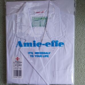 【新品・未使用】女性・レディース Mサイズ 長袖白衣 シングルコート Amie effe 130T