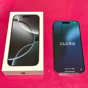【★24時間以内発送★】超美品! iPhone 16 Pro 128GB ホワイトチタニウム