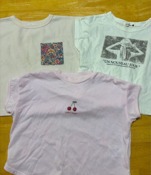 Tシャツ 半袖 3点セット 90 ブランシェス アプレレクール トップス