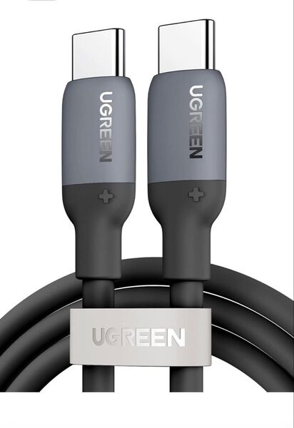 UGREEN USB Cケーブル 60W 1m 急速充電 PD対応 シリコン素材採用 柔軟性 usbc ケーブル 1メートル