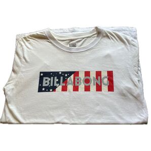 BILLABONG ビラボン Tシャツ ロゴ 白 M サーフ