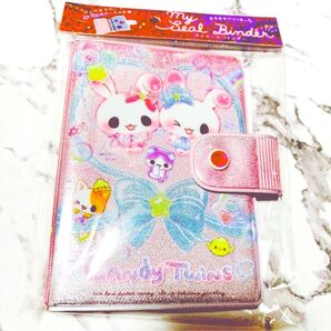 キャンディーツインズ 平成レトロ シール帳 バインダー 未開封 キラキラ 女児 ピンク バインダー レトロ